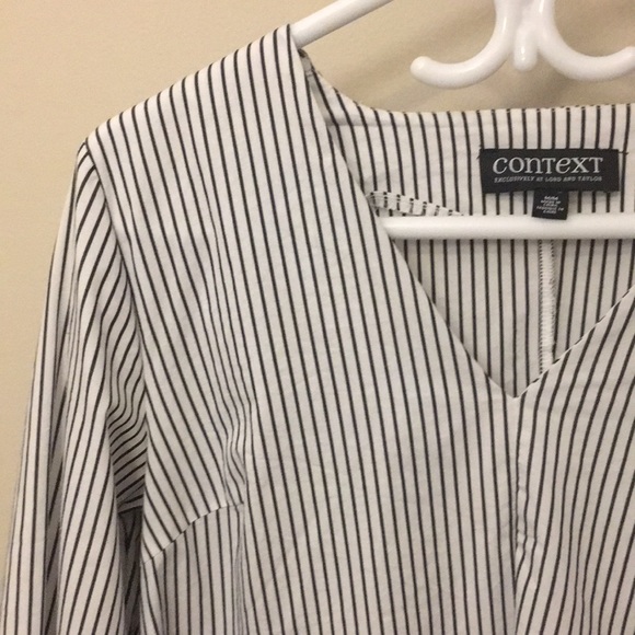 Lord & Taylor Bell-Sleeve Top - Picture 4 of 7